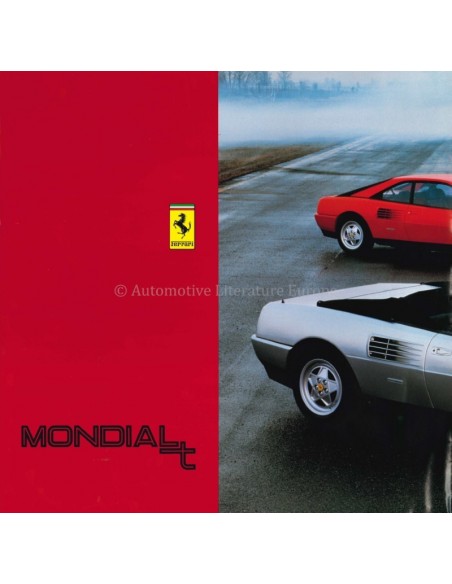 1989 FERRARI MONDIAL T BROCHURE PROSPEKT 562/89