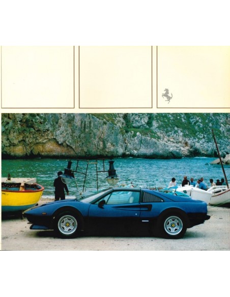 1984 FERRARI 308 QUATTROVALVOLE BROCHURE 258/83