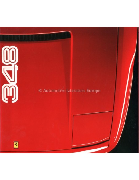 1990 FERRARI 348 BROCHURE ENGELS 593/90