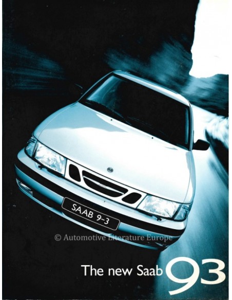 1998 SAAB 9-3 BROCHURE ENGLISH