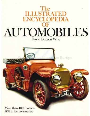 THE ILLUSTRATED ENCYCLOPEDIA OF AUTOMOBILES - DAVID BURGESS WISE - BOEK