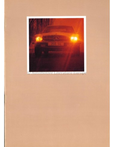 1971 MERCEDES BENZ 350 SL BROCHURE DUITS