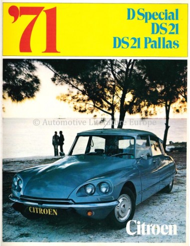 1971 CITROEN D SEDANS PROGRAMMA...