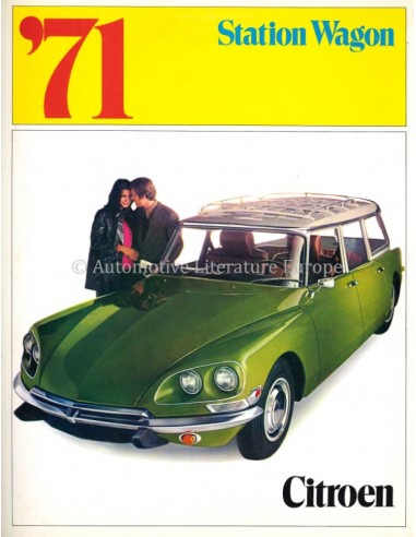 1971 CITROEN STATION WAGONS BROCHURE...