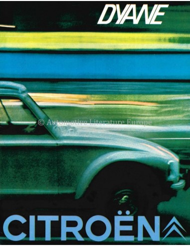 1968 CITROEN DYANE BROCHURE NEDERLANDS