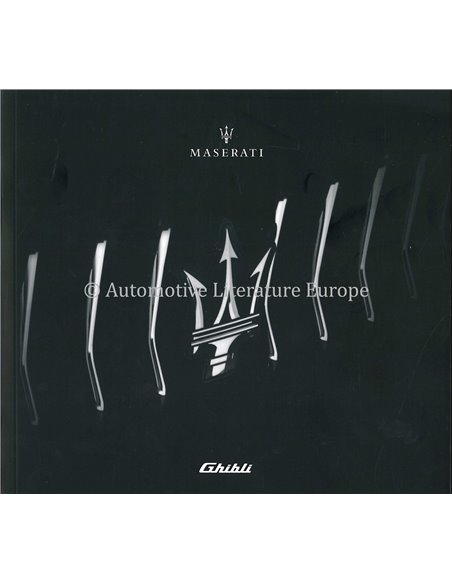 2019 MASERATI GHIBLI BROCHURE DUTCH