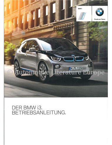 2017 BMW I3 BETRIEBSANLEITUNG DEUTSCH