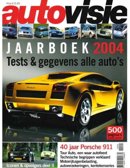 2004 AUTOVISIE JAARBOEK NEDERLANDS