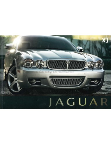 2008 JAGUAR XJ BROCHURE ENGELS