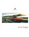 2017 PORSCHE 718 BOXTER HARDBACK BROCHURE GERMAN