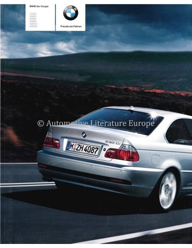 2004 BMW 3ER COUPÉ PROSPEKT DEUTSCH