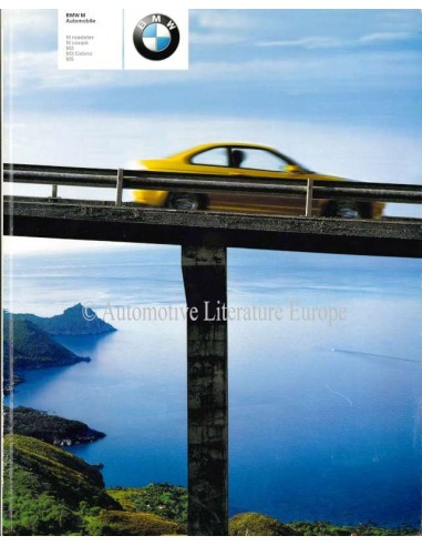 2001 BMW M PROGRAMMA BROCHURE DUITS