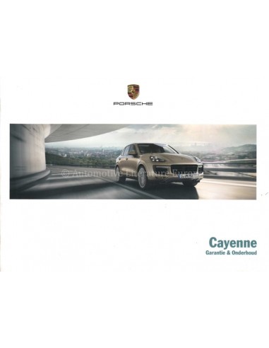 2015 PORSCHE CAYANNE GARANTIE & ONDERHOUD NEDERLANDS