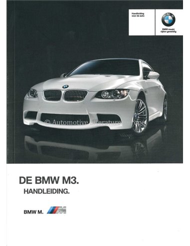 2012 BMW M3 OWNERS MANUAL DUTCH