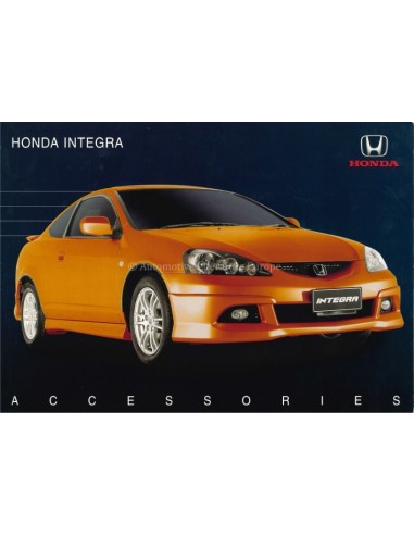 2005 HONDA INTEGRA ACCESSOIRES BROCHURE ENGELS (AU)