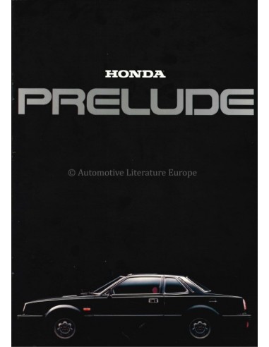 1979 HONDA PRELUDE BROCHURE DUTCH