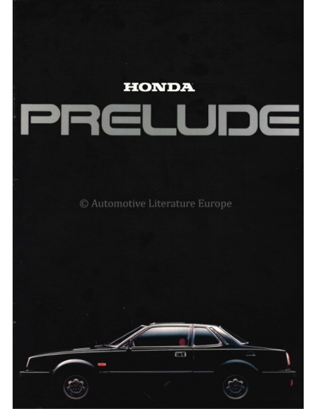 1979 HONDA PRELUDE BROCHURE DUTCH