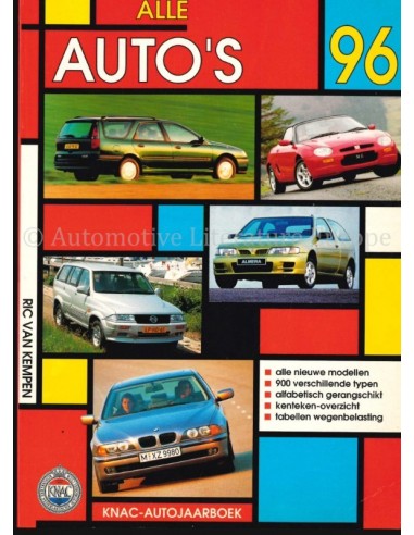 1996 KNAC AUTOJAHRBUCH NIEDERLÄNDISCH