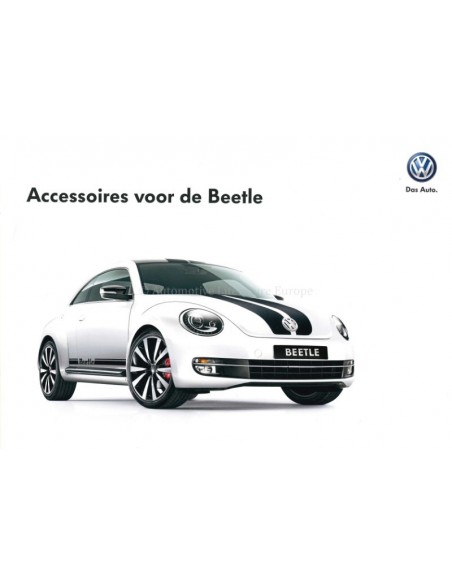 2014 VOLKSWAGEN BEETLE ACCESSOIRES BROCHURE NEDERLANDS