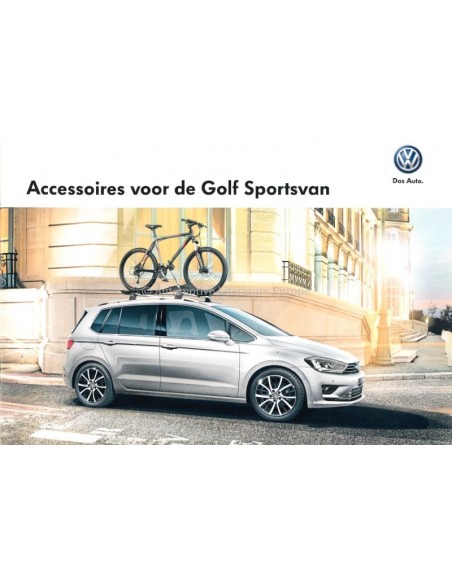 2015 VOLKSWAGEN GOLF SPORTSVAN ACCESSOIRES BROCHURE NEDERLANDS