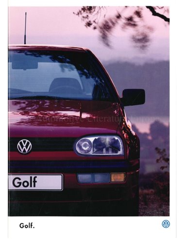 1995 VOLKSWAGEN GOLF BROCHURE DUTCH