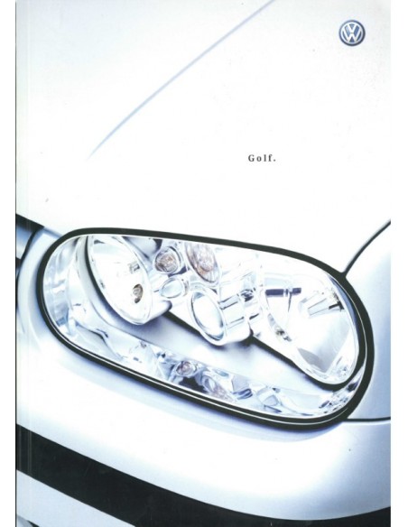 2001 VOLKSWAGEN GOLF BROCHURE DUTCH