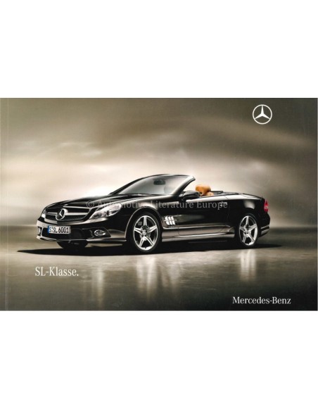 2010 MERCEDES BENZ SL BROCHURE DUITS