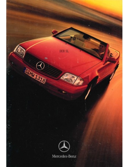 1998 MERCEDES BENZ SL PROSPEKT DEUTSCH