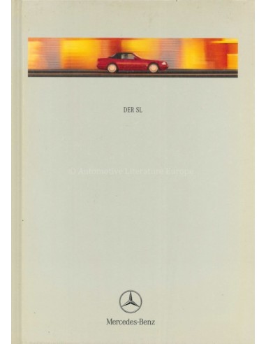 1999 MERCEDES BENZ SL HARDCOVER PROSPEKT DEUTSCH