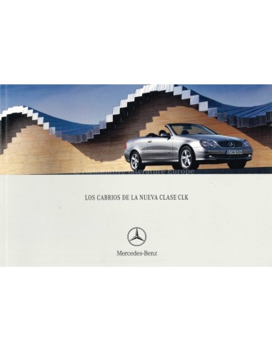 2003 MERCEDES BENZ CLK CONVERTIBLE BROCHURE SPANISH