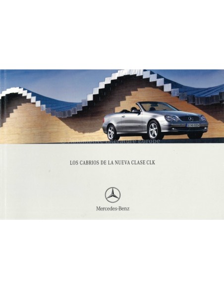 2003 MERCEDES BENZ CLK CONVERTIBLE BROCHURE SPANISH