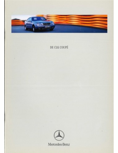 1998 MERCEDES BENZ CLK COUPÉ PROSPEKT NIEDERLÄNDISCH