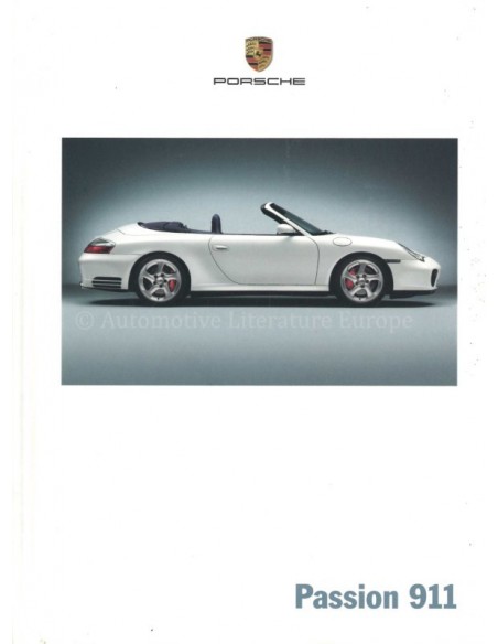 2004 PORSCHE 911 CARRERA HARDBACK BROCHURE FRENCH