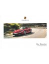 2016 PORSCHE BOXSTER HARDBACK BROCHURE GERMAN