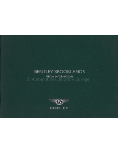 2007 BENTLEY BROOKLANDS MEDIA BROCHURE ENGLISH