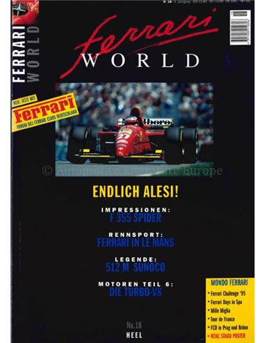 1994 FERRARI WORLD MAGAZINE 18 DUITS