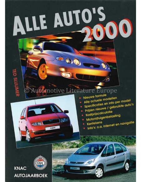 2000 KNAC AUTOJAARBOEK NEDERLANDS