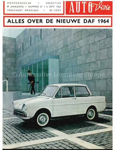 1963 AUTOVISIE MAGAZINE 37 NEDERLANDS