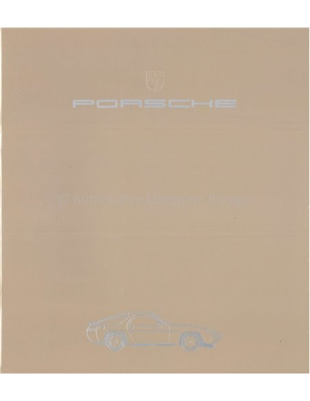 1984 PORSCHE 928 / 928 S BROCHURE ENGLISCH