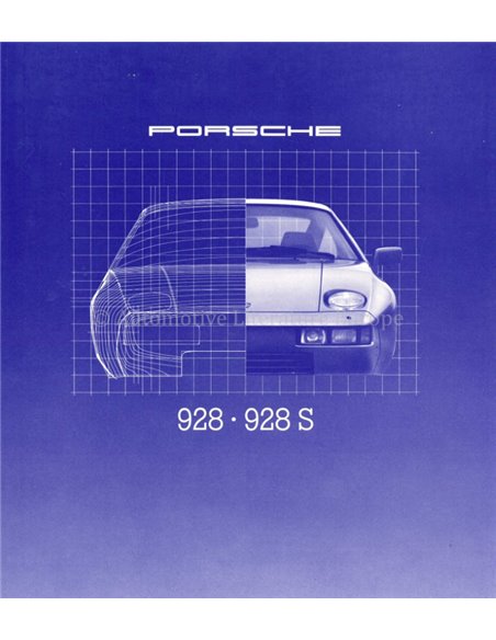 1980 PORSCHE 928 S BROCHURE DUITS