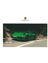 2021 PORSCHE 718 BOXTER & CAYMAN HARDBACK BROCHURE ENGLISH