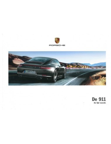 2018 PORSCHE 911 CARRERA / TARGA HARDCOVER PROSPEKT NIEDERLÄNDISCH