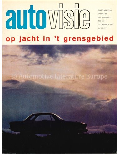 1967 AUTOVISIE MAGAZINE 43 NIEDERLÄNDISCH