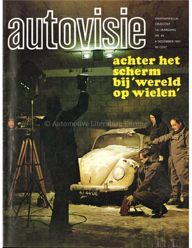 1967 AUTOVISIE MAGAZINE 50 NIEDERLÄNDISCH