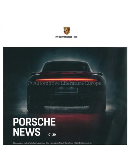 2020 PORSCHE NEWS PROSPEKT DEUTSCH