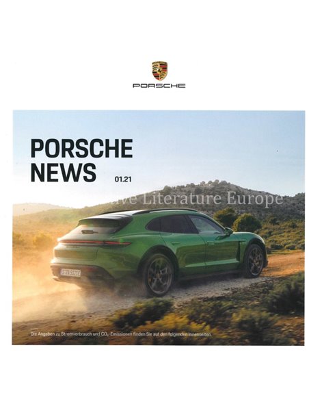 2021 PORSCHE NEWS PROSPEKT DEUTSCH