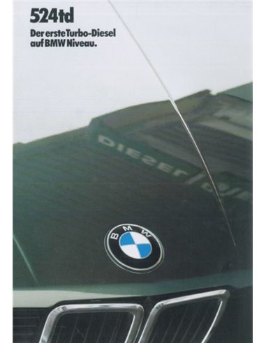 1984 BMW 5 SERIE BROCHURE DUITS