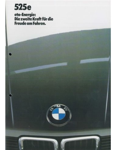 1984 BMW 5ER PROSPEKT DEUTSCH