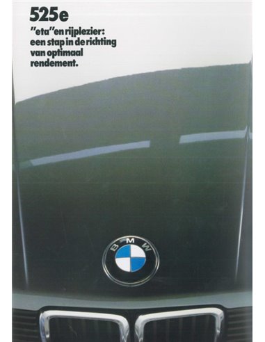 1984 BMW 5 SERIE BROCHURE NEDERLANDS