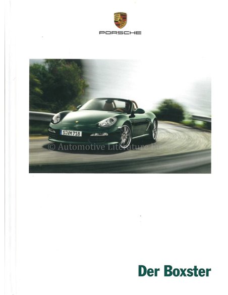 2011 PORSCHE BOXSTER HARDCOVER BROCHURE DUITS